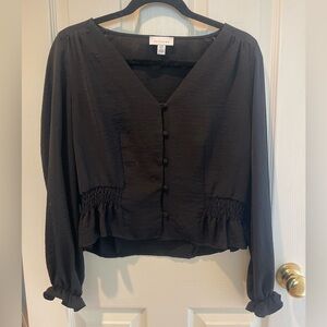 Topshop black shirt